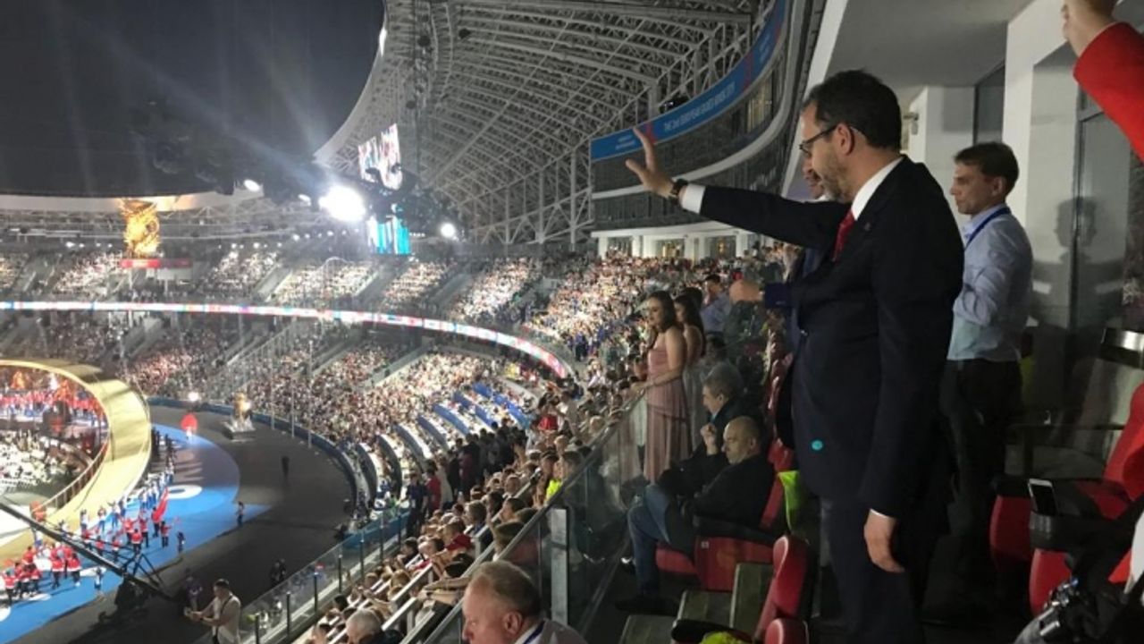 Bakan Kasapoğlu, Avrupa Oyunları'nın açılışına katıldı