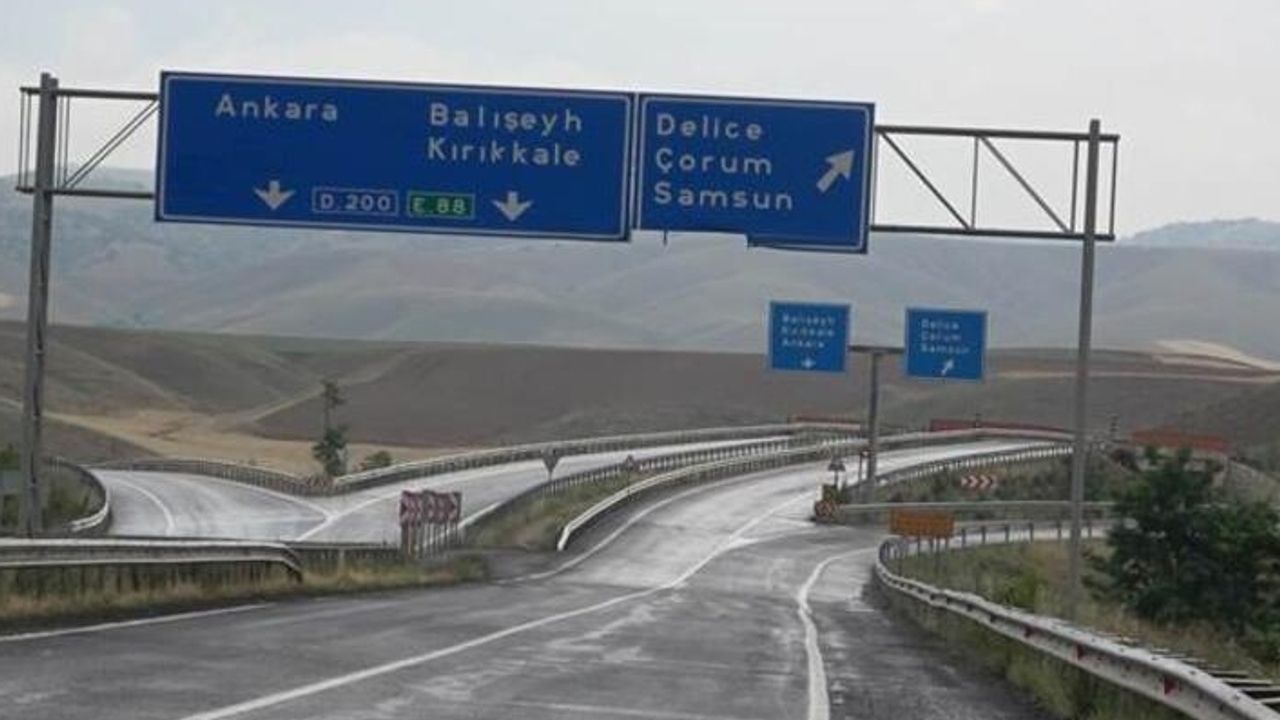 Yozgat - Ankara - Samsun kara yolu trafiğe açıldı