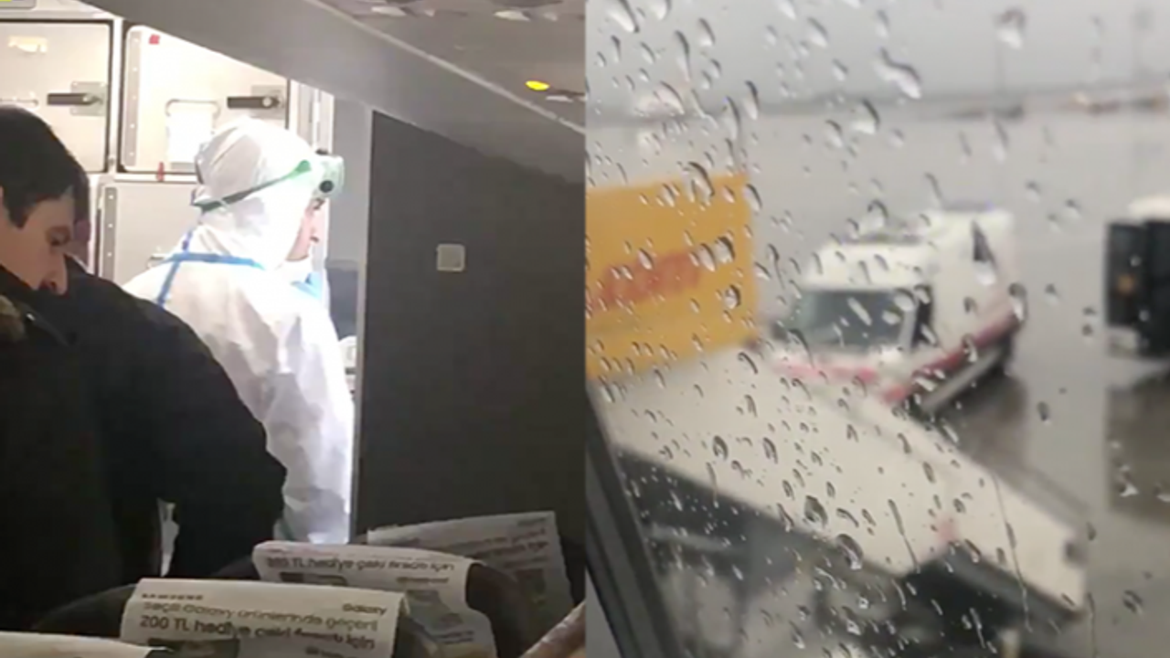 Bakan Koca Türkiye'de koronavirüsü olabilir demişti: İstanbul'a inen uçak bekletiliyor