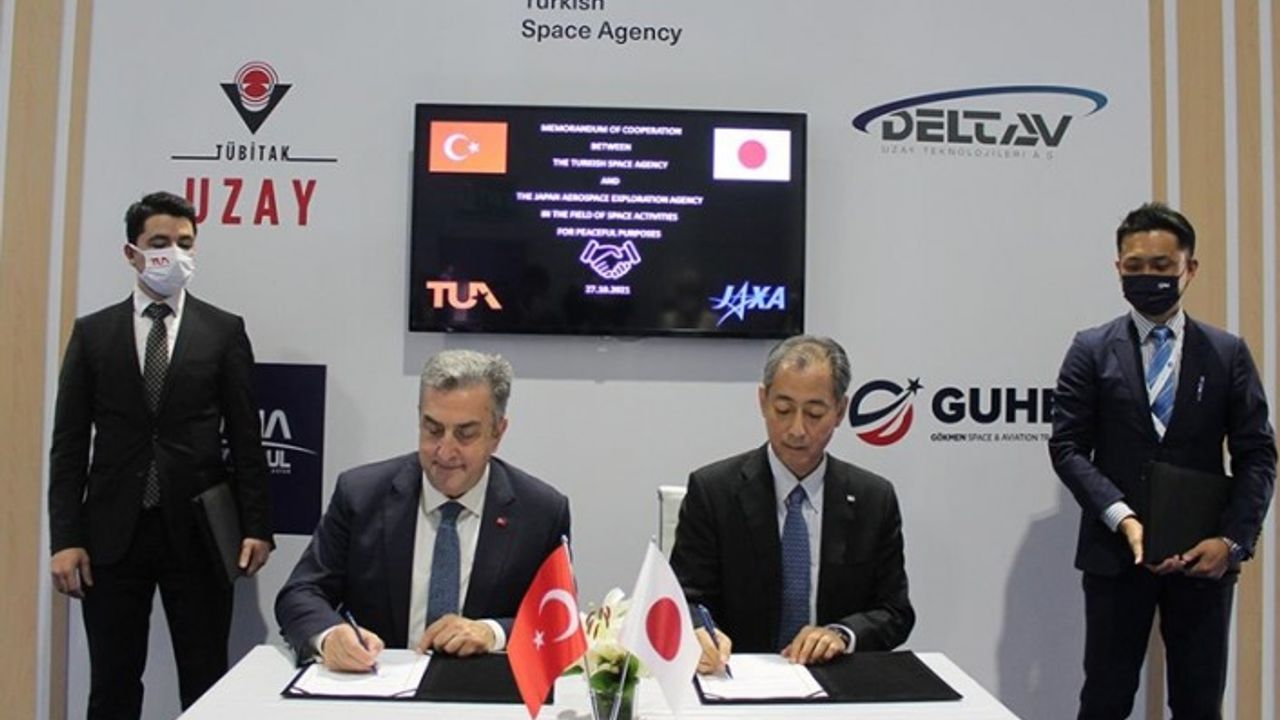 İmzalar atıldı! Türkiye Uzay Ajansı, Japonya ile iş birliği yapacak