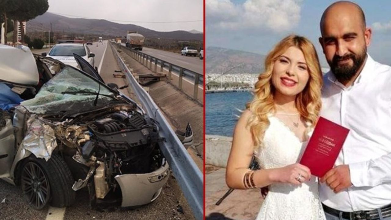 Manisa'da feci kaza: Burcu Akıncı öldü, eşi Ahmet Akıncı ile 1 yaşındaki kızı Deniz Akıncı yaralı