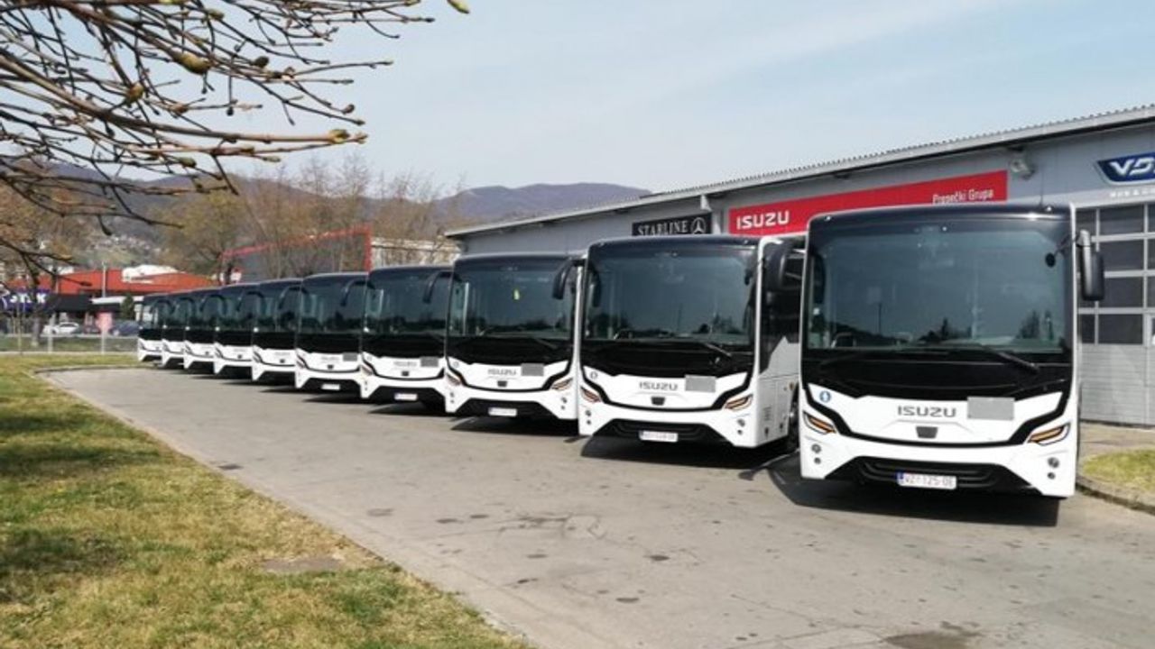 Anadolu Isuzu'dan Hırvatistan'a otobüs ihracatı