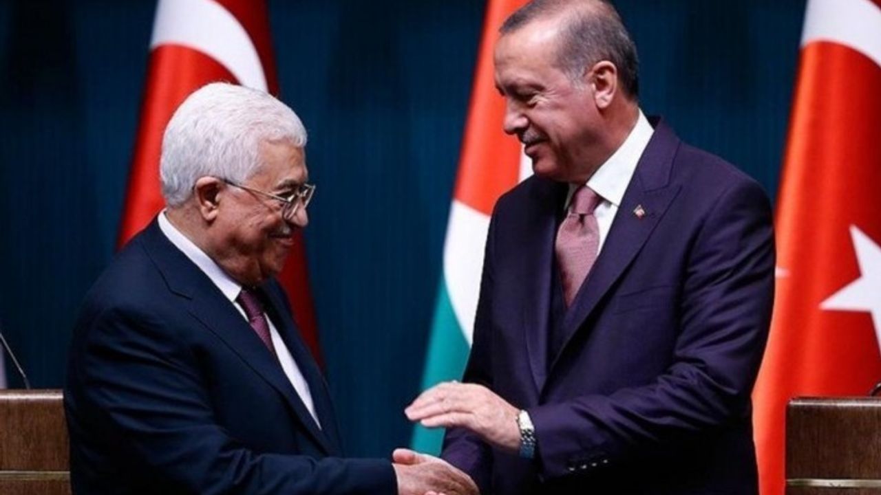 Cumhurbaşkanı Erdoğan, Mahmud Abbas'la görüştü: Türkiye, Filistin'in yanındadır