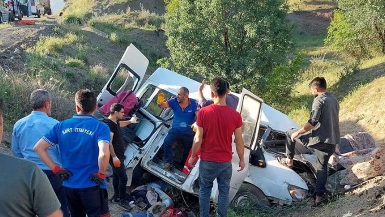 Siirt'te katliam gibi kaza: 4 ölü, 6 yaralı