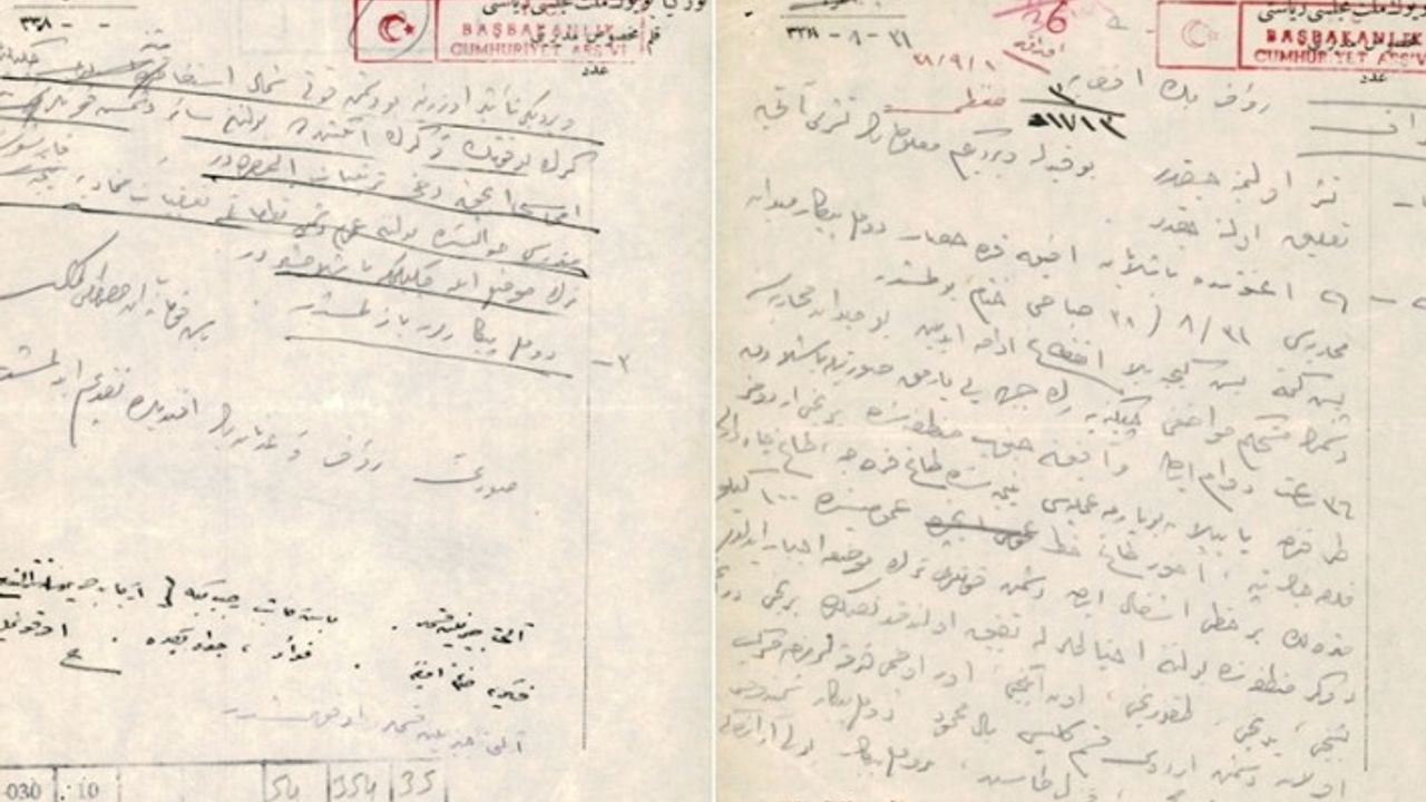 Büyük Taarruz'un zafere uzanan hikayesinin belgeleri Devlet Arşivlerinde muhafaza ediliyor