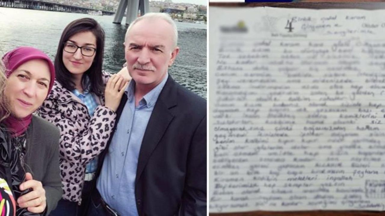 Enkaz altında kalan babanın, kızının defterine yazdığı not okuyanları duygulandırdı
