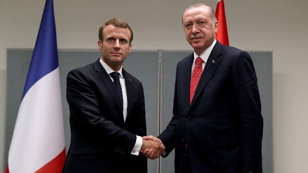 Cumhurbaşkanı Erdoğan'la görüşen Macron'dan dikkat çeken Türkiye mesajı