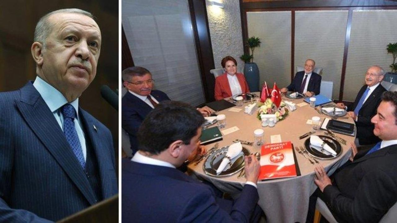 Cumhurbaşkanı Erdoğan'dan 6'lı masanın dağılmasıyla ilgili ilk yorum geldi!