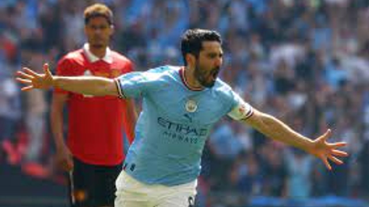 İlkay Gündoğan golleri sıraladı, Manchester City kupayı kaptı