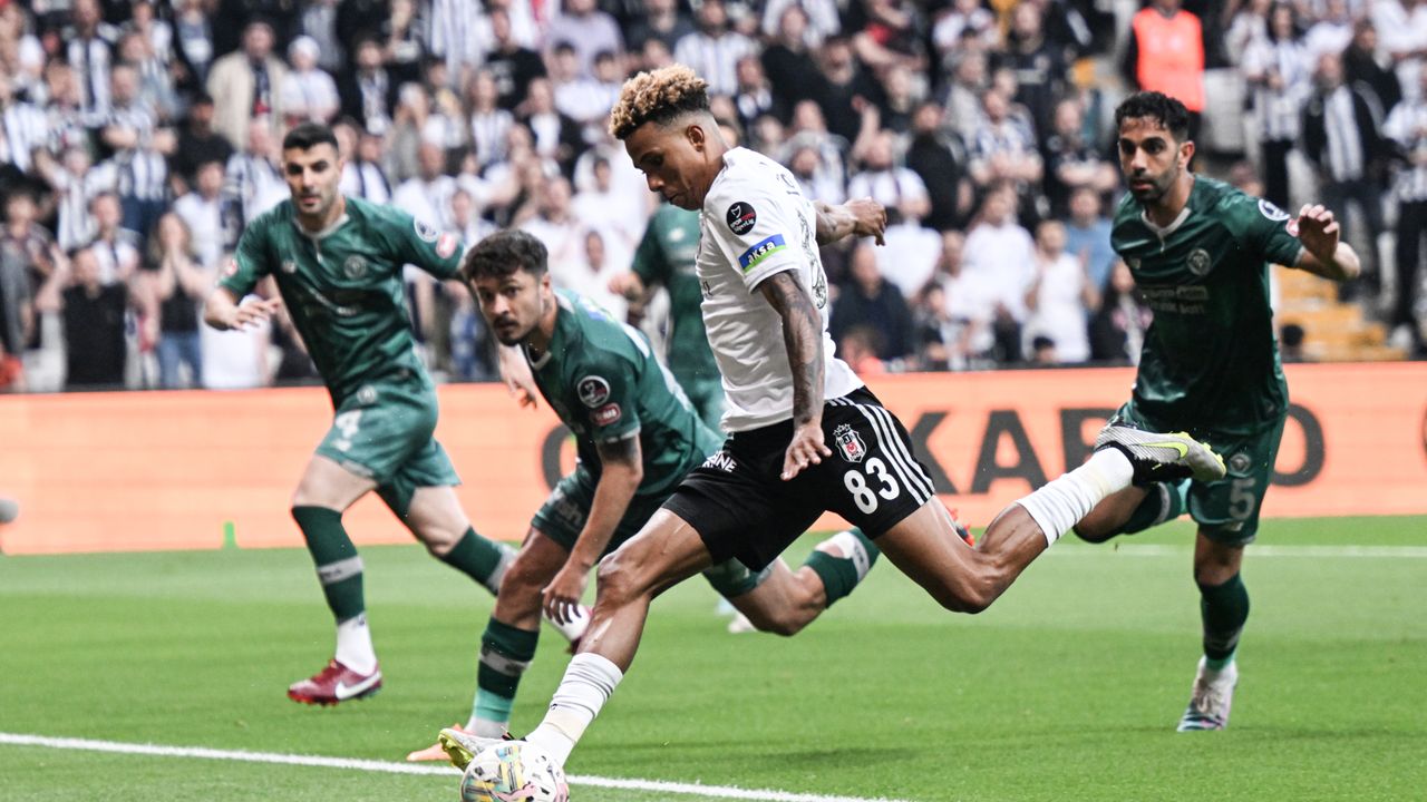 Beşiktaş'a direnen Konyaspor Fenerbahçe'yi ikinci yaptı