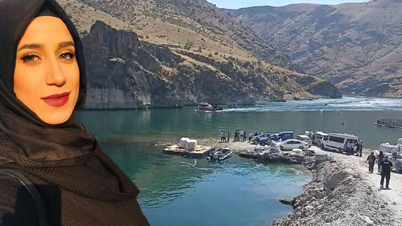 Elazığ'da tekneden düşen mühendis Merve Taşkan öldü