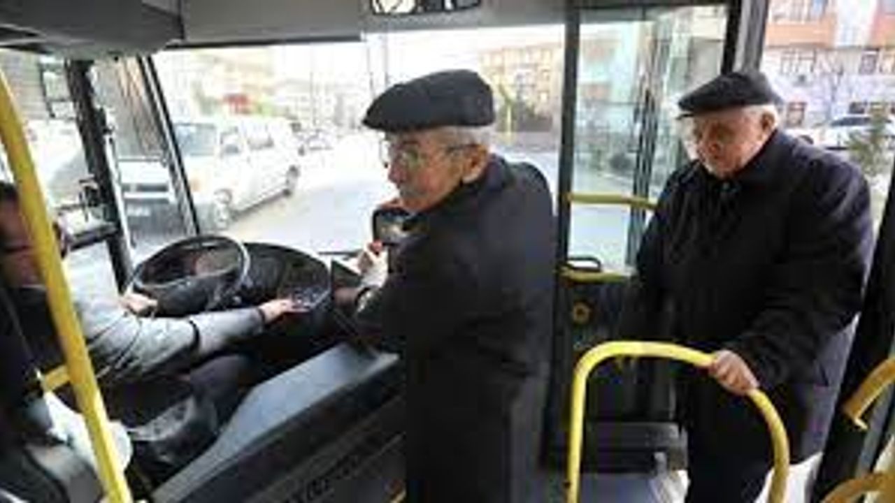 65 yaş üzeri ücretsiz toplu taşıma için flaş açıklama