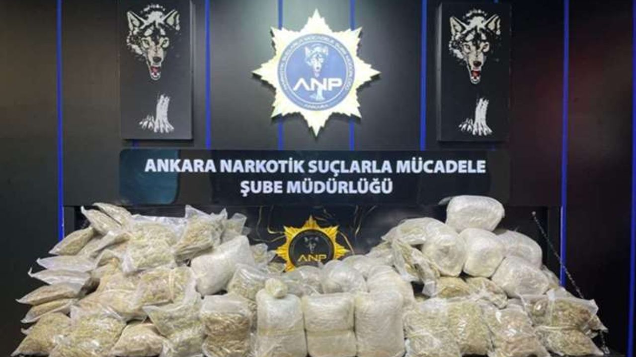 Ankara’da 90 kilogram esrar ile yakalandılar