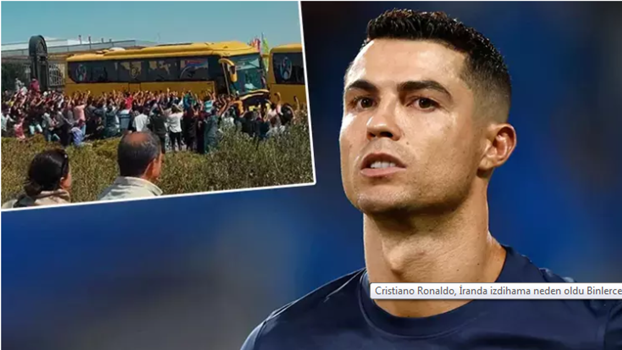 Sokaklar doldu taştı! Ronaldo'ya İran'dan büyük şok