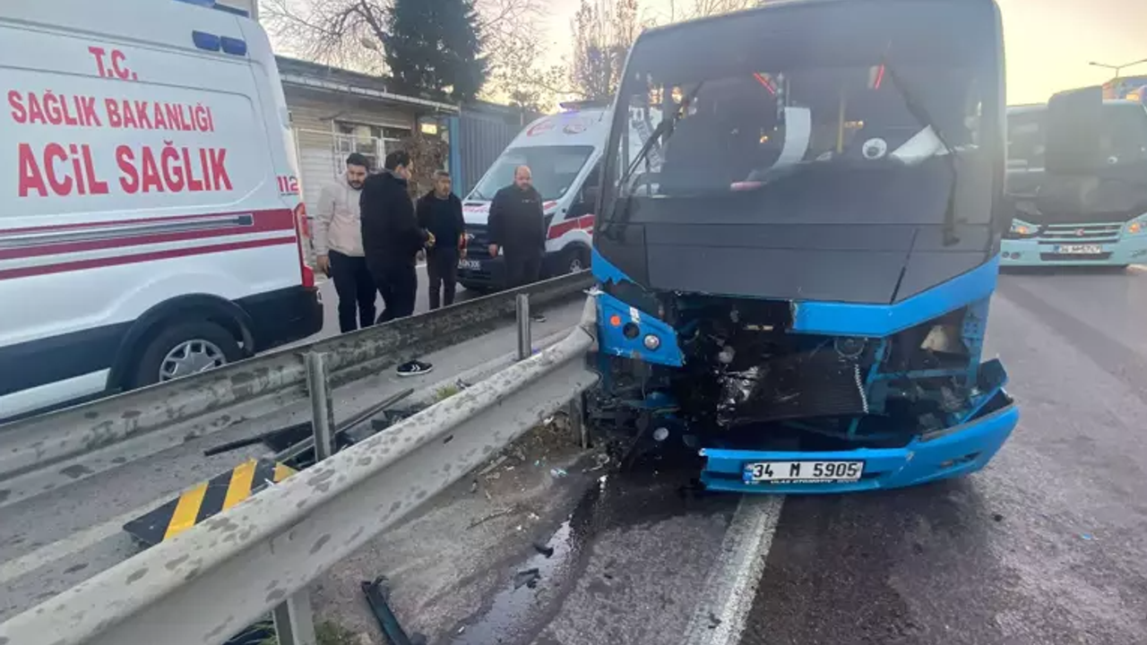 Kocaeli'de kaza: 15 yolcu yaralı!