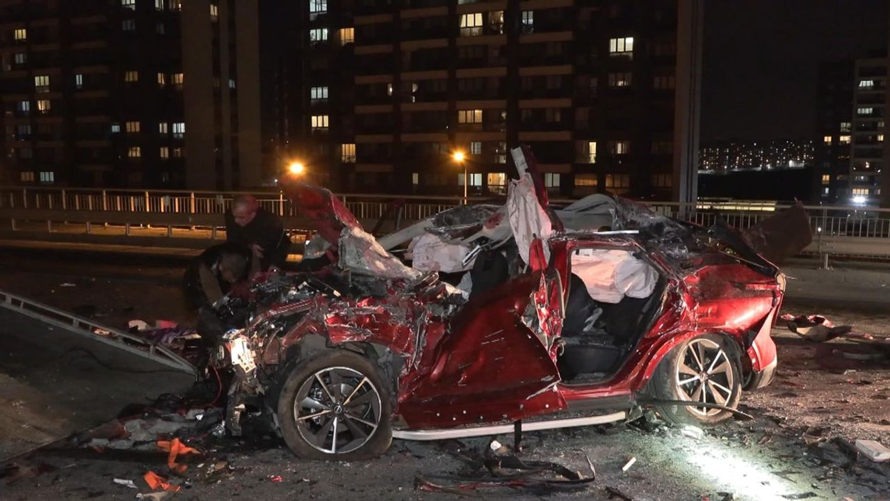 Başakşehir'de korkunç kaza: Enes Durukan, Mehmet Bülbül, Muhammet Bülbül ve Sudenaz Bülbül öldü
