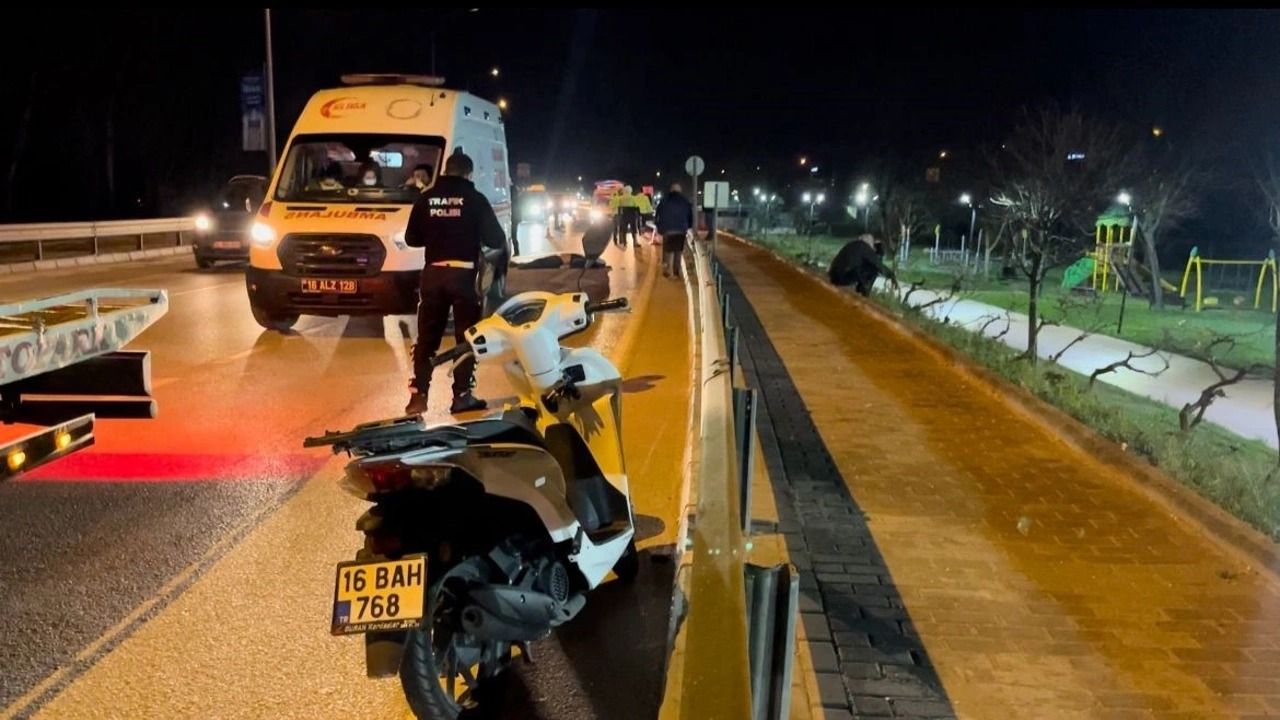 Bursa'da devrilen motosikletin sürücüsü Süleyman Aydoğan öldü