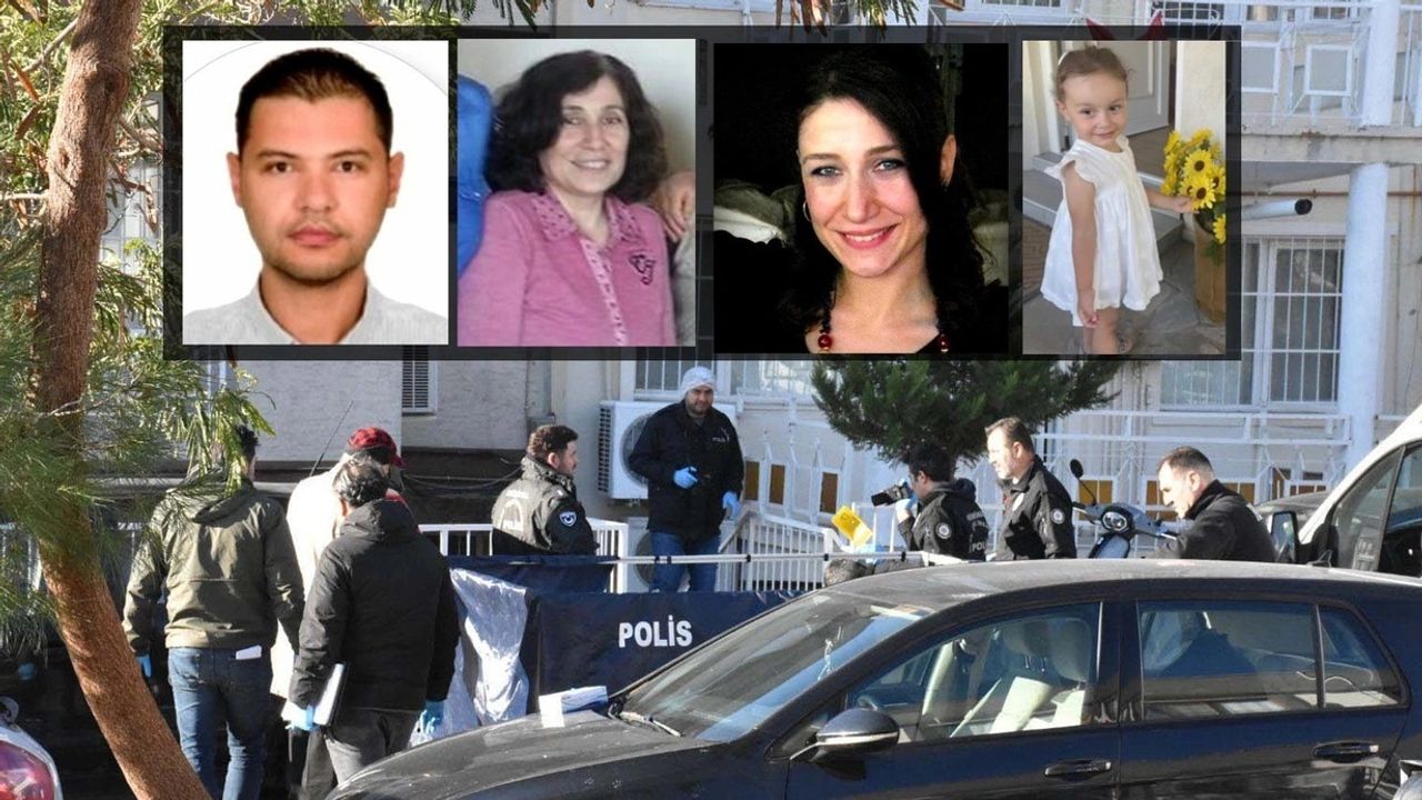 İzmir'de Yusuf Yılmaz kurşun yağdırdı. Kayınvalidesi Dilek Uzelli ve kızı öldü. Eşi Derya Uzelli Yılmaz ağır yaralı