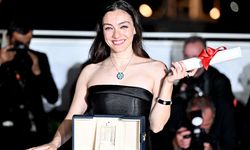 Cannes'da en iyi kadın oyuncu seçilen Merve Dizdar'ın konuşması olay oldu
