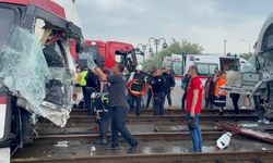 Tramvay tramvaya çarptı. 26 kişi yaralı