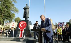 Cumhurbaşkanı Erdoğan, Lefkoşa'daki Atatürk Anıtı'nı ziyaret etti: Flaş mesajlar