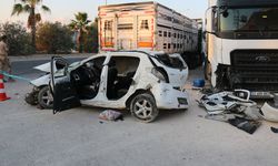 Hatay'da TIR'a çarpan otomobildeki Rukiye Türkmen ve İbrahim Türkmen öldü