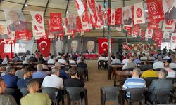 MHP Silopi ilçe kongresi kıl çadırda yapıldı. Koçero Saluci güven tazeledi