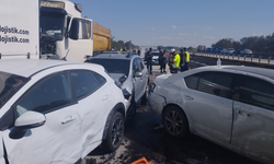 Edirne’de çok sayıda  araç birbirine girdi : 1 ölü, 36 yaralı