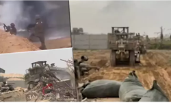 Savaşta bir ilk! İsrail görüntüleri yayınladı Tünelde pusuya düşen İsrail askerleri Hamas ile çatıştı