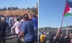 Filistin'e destek için sokağa indiler! İsrail sınırına  yürüyorlar