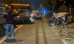 İzmir'de belediye otobüsü ile otomobil çarpıştı: İbrahim Bedir öldü