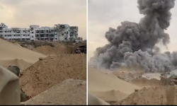 İsrail, Gazze Şeridi'ndeki parlamento binasını patlattı!