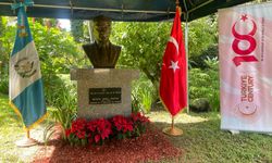 Guatemala'da Atatürk büstü açıldı