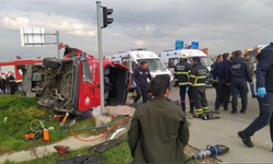 Tekirdağ'da feci kaza: 5 ölü 10 yaralı
