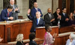 Netanyahu ABD Kongresi'nde alkışlarla karşılandı: Skandal görüntülere Türkiye'den tepki