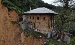 Rize'deki heyelan vatandaşları korkuttu