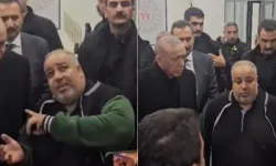 Cumhurbaşkanı Erdoğan'a şiir okuyan peynircinin garip tavırları gündem oldu