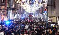 İstiklal Caddesi’nde yılbaşı coşkusu!