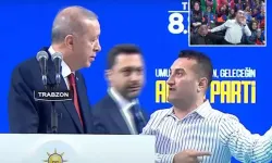 Sahneye çıkıp Erdoğan'ın yanına geldi, sonrasında yaşananlar dikkat çekti