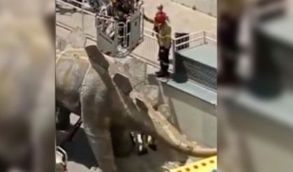 İspanya'da kayıp adamın cesedi dinozor heykelinin içinden çıktı