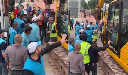 Kocaeli ve İzmit belediyelerinde çalışan işçiler birbirine girdi!