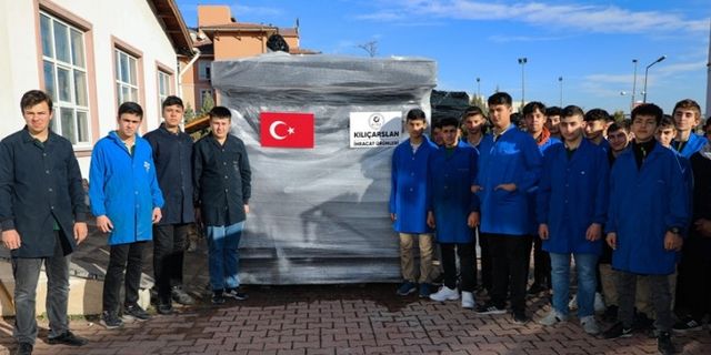 Konya'daki liseden Romanya'ya fırın ekipmanı ihracatı