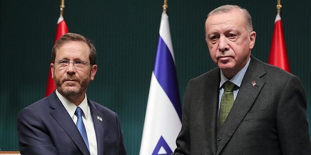 Cumhurbaşkanı Erdoğan, İsrail Cumhurbaşkanı Herzog'a teşekkür etti