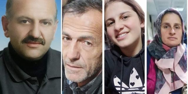 Çayeli'nde dereye düşen araçtaki Hayrullah Bilgin, İsmet Bilgin, Beyza Bilgin ve Mehmet Özdemir öldü