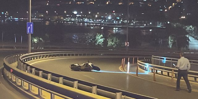 İzmir'de motosiklet devrildi: Tarık Yılmaz öldü