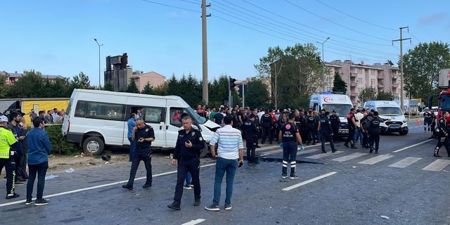 Samsun'da öğrenci servisiyle kamyon çarpıştı: Hasan Çelik öldü