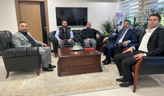 Ferhat Aydoğan Çalışma ve Sosyal Güvenlik Bakan Yardımcısı Ahmet Aydın’ı ziyaret etti