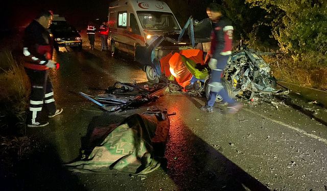 Isparta'da korkunç kaza: 4 kişi öldü