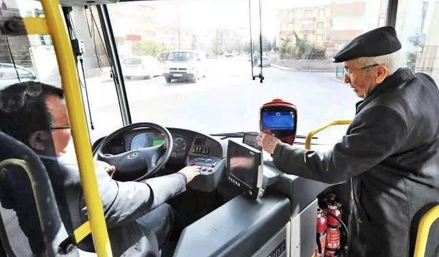 65 yaş üstü vatandaşların halk otobüsleriyle ücretsiz taşınmasına yeni karar