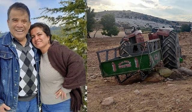 Traktör kazası: Mustafa Akkuş öldü. Meral Akkuş ağır yaralı